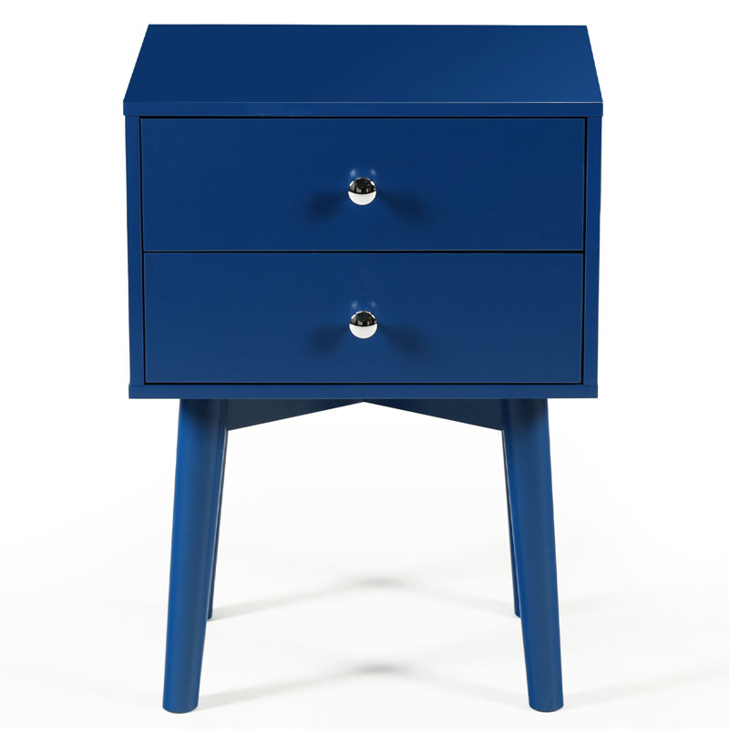 Corrigan Studio® End Table Bedroom Nightstand With 2 Drawers(black ) Wayfair